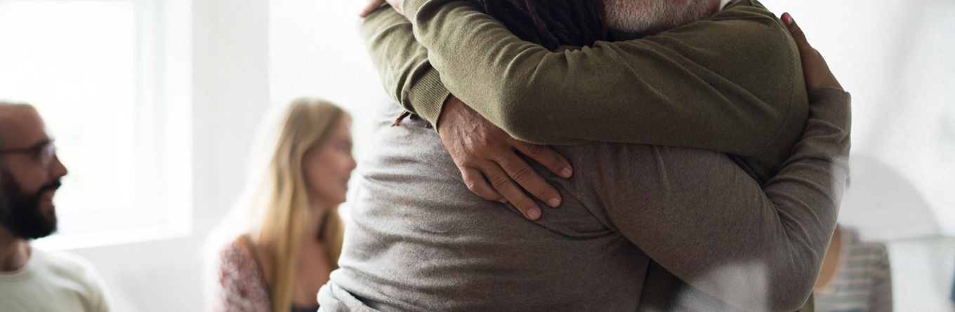 People supporting each other